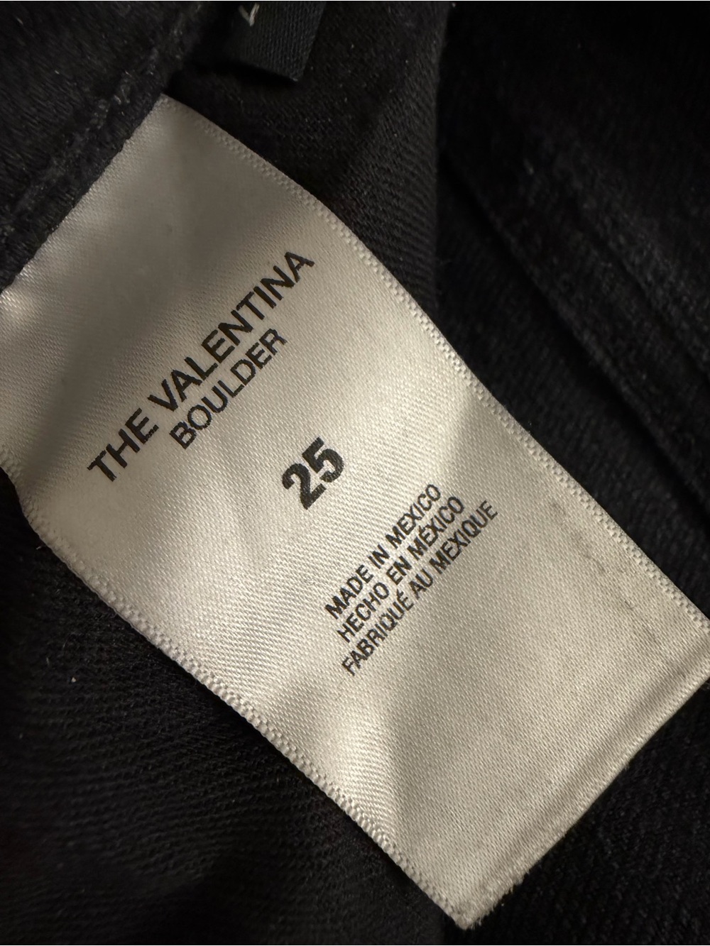 Favorite Daughter Black Flare Jeans with Raw Hem - Picture 4 of 4
